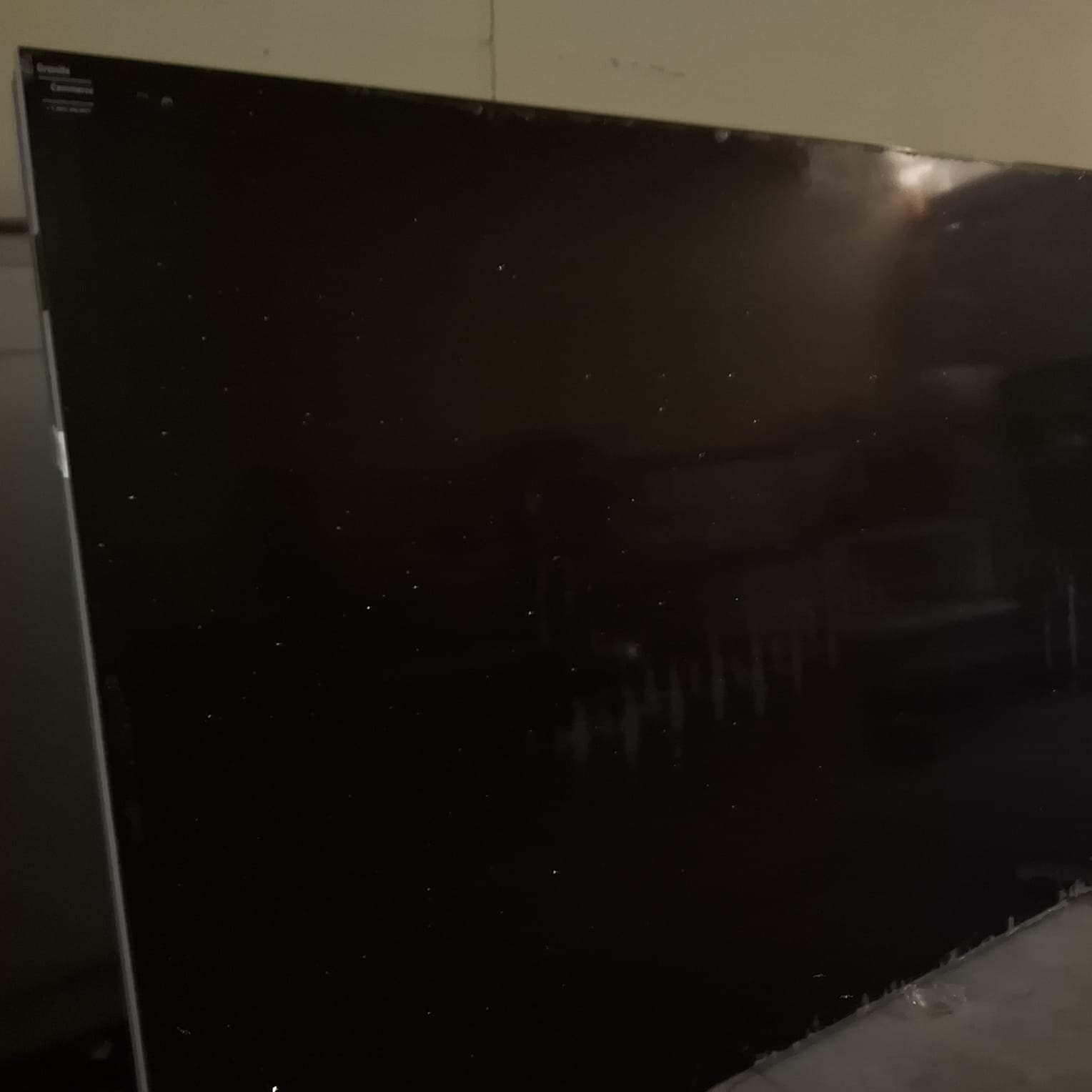 Sparkling Black slab sample